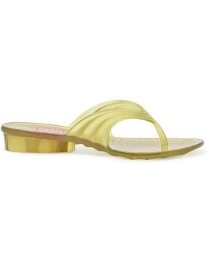 DIESEL Sculptural Flip-Flops - Metallic
