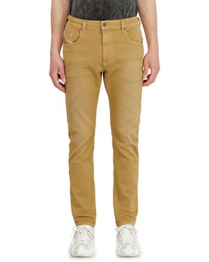DIESEL Regular Regular Waist 2032 D-Krooley-Bw Joggjeans, Coloured, Elastic Waistband - Yellow