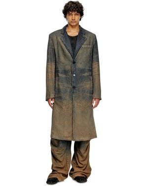 DIESEL Long Jacket - グリーン
