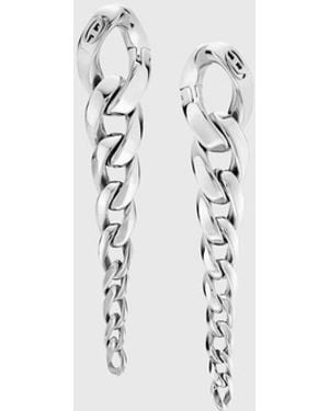 DIESEL Stainless Steel Drop Earrings - Blue