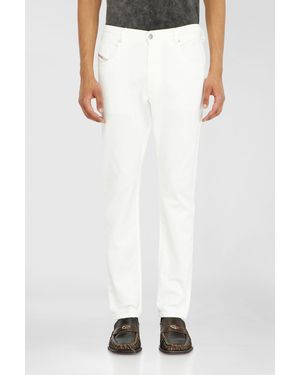 DIESEL Regular Regular Waist 2032 D-Krooley-Bw Joggjeans, Elastic Waistband - White