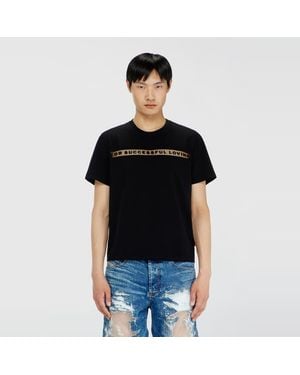 DIESEL T-Shirt With For Successful Loving Logo - Black