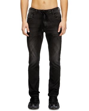 DIESEL Regular Regular Waist 2032 D-Krooley Joggjeans, Coloured, Zip Fly - Black