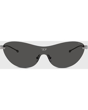 DIESEL Iconic Oval Sunglasses - Grey