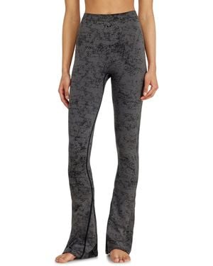 DIESEL Fared Leggings With Utilitarian Print - Blue