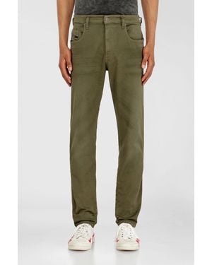 DIESEL Slim Regular Waist 2062 D-Strukt Joggjeans, Coloured, Zip Fly - Green