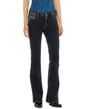 DIESEL Bootcut Jeans Low Waist 1969 D-Ebbey, /Dark, Zip Fly - Blue