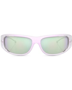 DIESEL Wraparound Style Sunglasses - Green