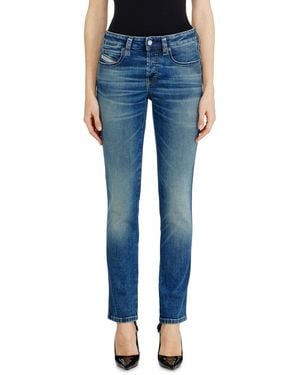 DIESEL Slim Jeans Low Waist 1992 D-Jiann, Medium, Button Fly - Blue