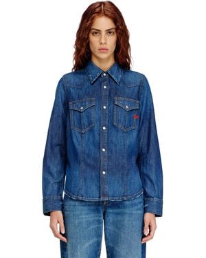 DIESEL Western Shirt - Blue