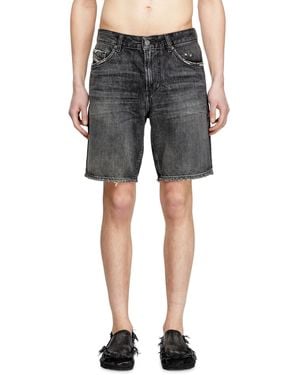 DIESEL Slim Denim Shorts - Black
