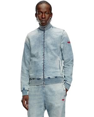DIESEL Zip-Up Jumper - Blue