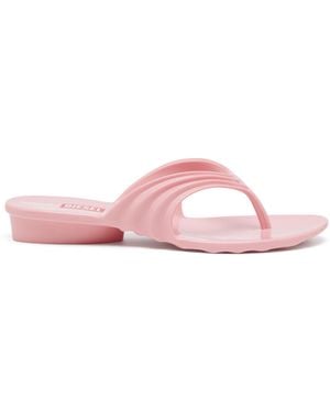 DIESEL Chanclas Esculturales En Melflex - Rosa