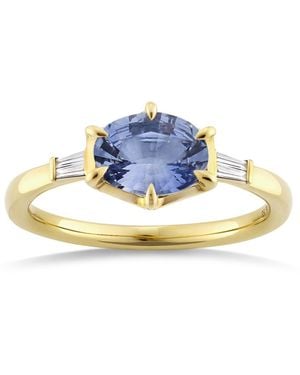 Dinny Hall Jenna Sapphire & Diamond Ring - Blue