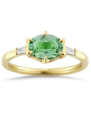 Dinny Hall Jenna Tourmaline & Diamond Ring - Green