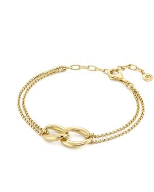 Dinny Hall Wave Double Link Bracelet - Metallic