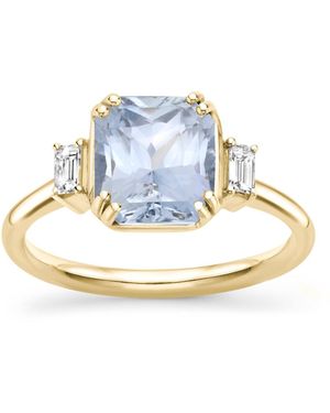 Dinny Hall Mini Mae West Sapphire & Diamond Ring - Metallic