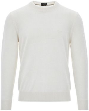 BOSS Maglia Leno Open - White