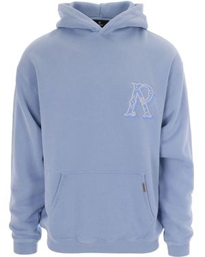 Represent Logo Hood Sweatshirt - Blue
