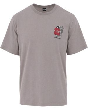 The North Face T-Shirt Stampa Stone Slab - Grey