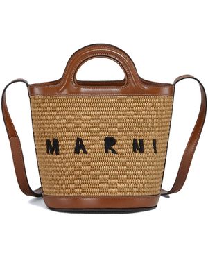 Marni Borsa Tropicalia - Brown