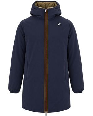 K-Way Giubbino Jacob St Warm Double Depth - Blue