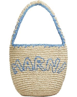 Marni Borsa A Spalla Hobo Nassa - Blue