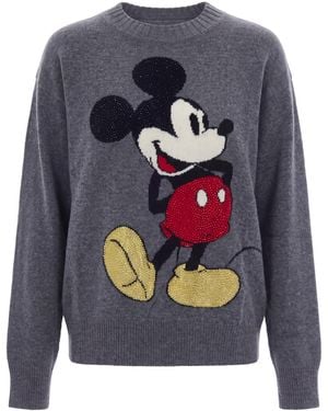 Liu Jo Maglia Jcquard Mr Mouse Grigia - Blue