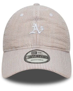 KTZ Cappellino 9Twenty Athletics Seersucker - Grey