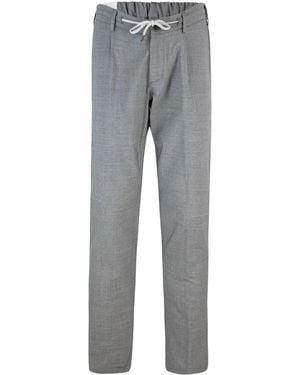 Eleventy Pantalone Jogger Grigio Melange - Gray
