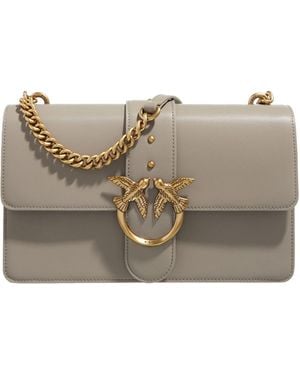 Pinko Borsa A Tracolla Media Love Bag Noce - Grey