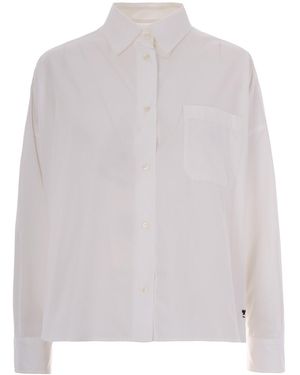 Weekend by Maxmara Oversized Cotton Shirt - White