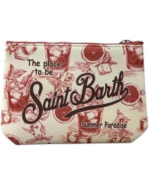 MC2 Saint Barth Pochette Aline Americano Toile - Pink