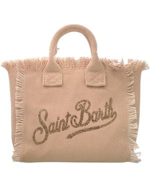 MC2 Saint Barth Borsa Vanity Mini Strass - White