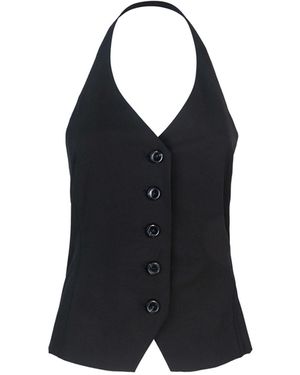 Samsøe & Samsøe Gilet Saneem 15547 Nero - Blu