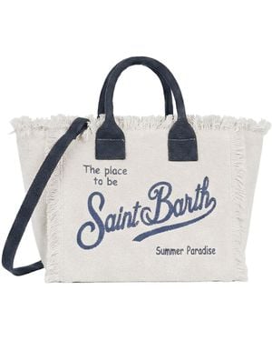 MC2 Saint Barth Borsa Colette Spugna Bianca - Blue