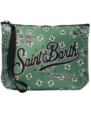 MC2 Saint Barth Pochette Aline Bandana Verde Acqua - Green