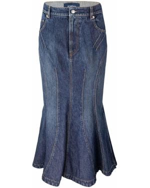 Sportmax Gonna A Sirena - Blue