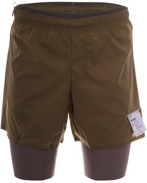 Satisfy Bermuda Tech Silk 8 Military - Green