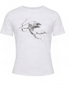Fiorucci T-Shirt Baby Cupido - White