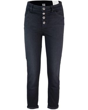 Liu Jo Jeans Skinny Con Bottoni - Blue