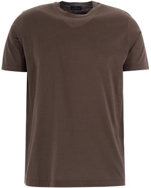 Paul & Shark Crew Neck T-Shirt - Brown