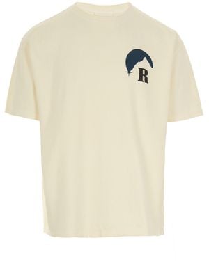 Rhude T-Shirt Moonlight Tee Avorio - White
