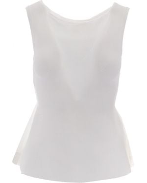 Liu Jo Bow-Back Top - White