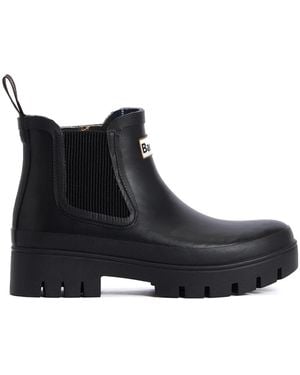 Barbour Halton Ankle Wellingtons - Black