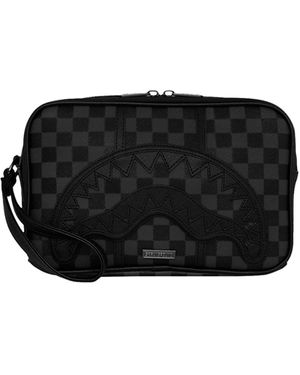 Sprayground Pochette Midnight Chateau Toiletry Brick - Black