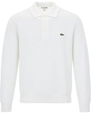 Lacoste Polo Regular Flour - White
