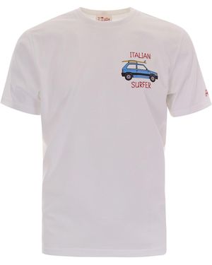 MC2 Saint Barth T-Shirt Italian Surfer - White