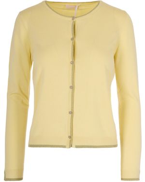 Liu Jo Cardigan Lurex - Yellow