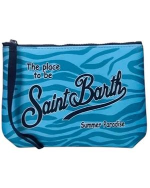 MC2 Saint Barth Pochette Aline Zebra - Blue
